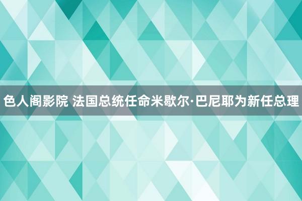 色人阁影院 法国总统任命米歇尔·巴尼耶为新任总理