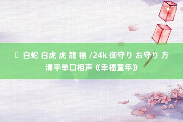 ✨白蛇 白虎 虎 龍 福 /24k 御守り お守り 方清平单口相声《幸福童年》