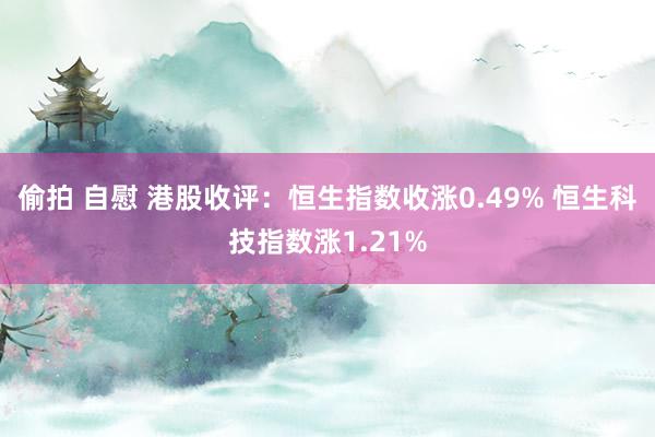 偷拍 自慰 港股收评：恒生指数收涨0.49% 恒生科技指数涨1.21%